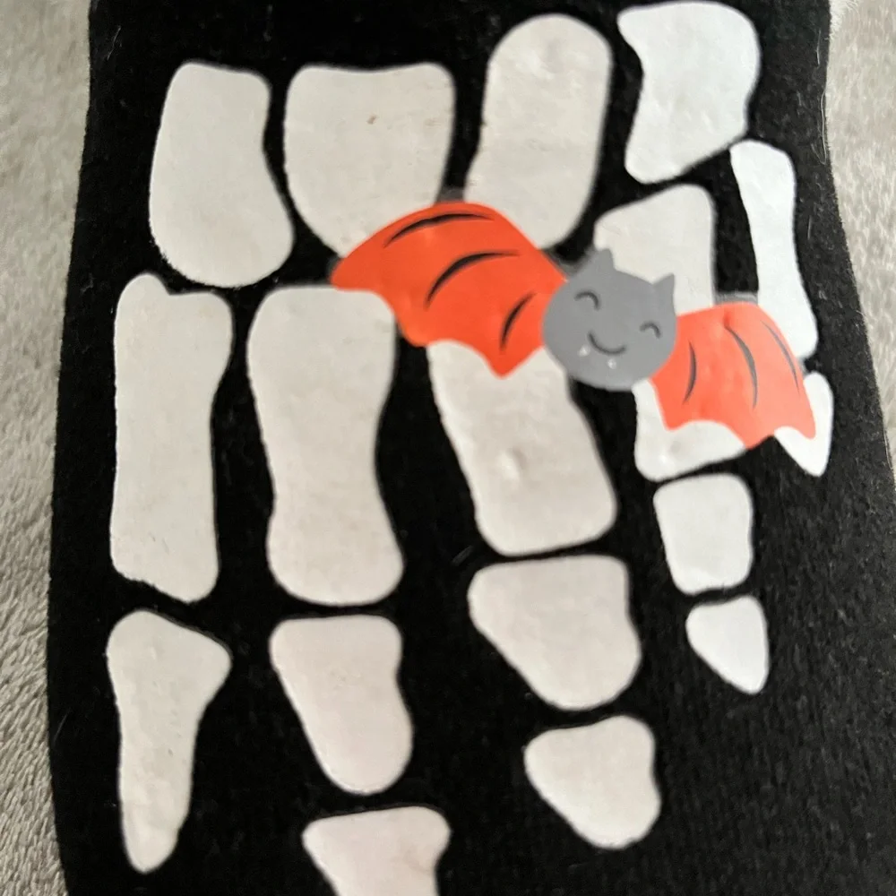 Never worn cute Boy Halloween slippers size 2-3. Gymboree brand.